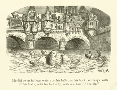 Ilustracja do dzieł Rabelais autorstwa Gustave after Dore